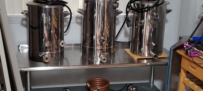Brewing in the new brewery